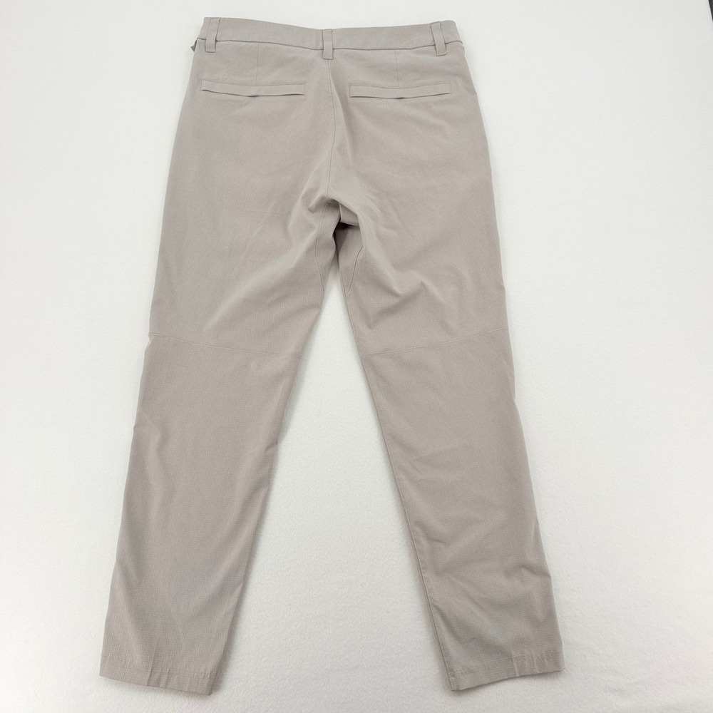 Lululemon ABC Slim Fit Performance Trouser Mens 31 Beige Casual Pants LM5AF5S - Picture 2 of 6